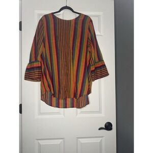 Betseys Boutique Shop Shades Of Autumn Bell Sleeve Top Xl